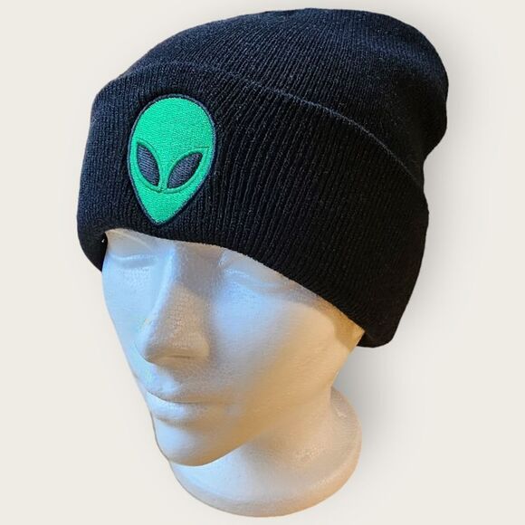 🌼4/$30 Ardene Black Alien Beanie Tuque - Picture 6 of 6